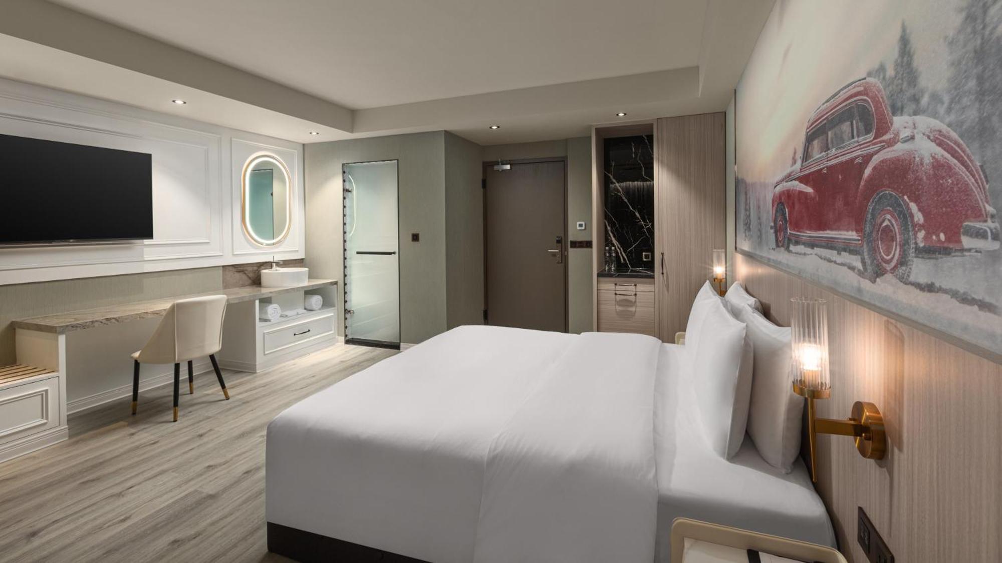 Tryp By Wyndham New Taipei Linkou 新北林口爵怡溫德姆酒店機場捷運mrta9林口站 Esterno foto